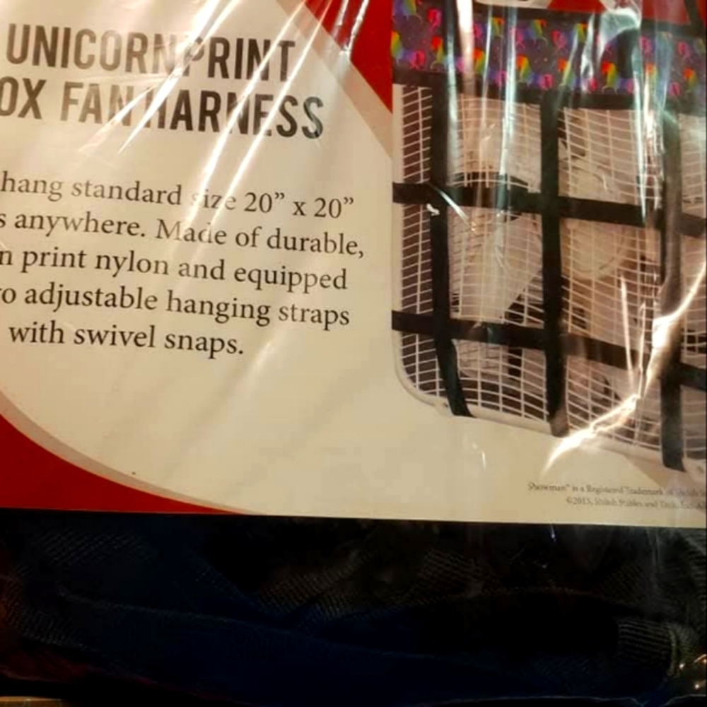 Unicorn Printed Box Fan Holder